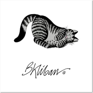 B kliban cat- sleeping cat Posters and Art